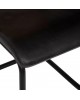Krzesło metalowe skóra plecionka wiedeńska Razi
