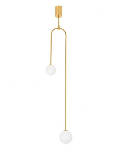 Lampa wisząca LOW 123 cm złota