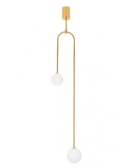 Lampa wisząca LOW 123 cm złota