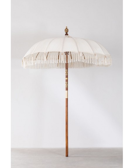 Ręcznie wykonany parasol drewno Nyanna