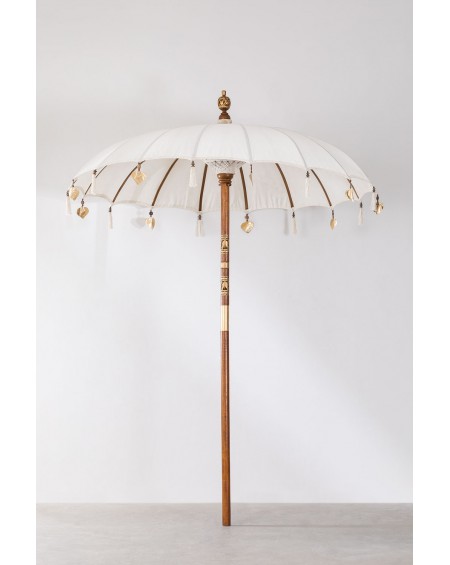 Ręcznie wykonany parasol drewno Vaina