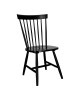Krzesło Tulno czarne drewno kauczukowe