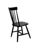 Krzesło Tulno czarne drewno kauczukowe