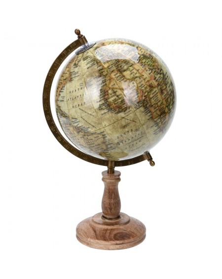 Globus dekoracyjny beżowy 31 cm