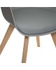 Krzesło BALDE-I kubełkowe 75x52x54 cm