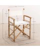 Składane krzesło reżyserskie bambusowe Reggi