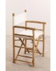 Składane krzesło reżyserskie bambusowe Reggi