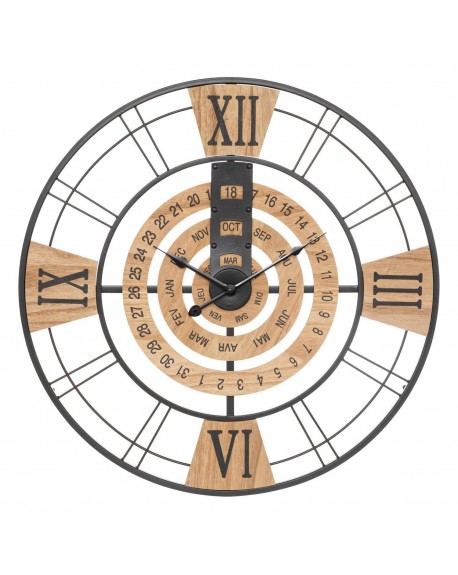 Zegar wiszący z kalendarzem TEDI 60 cm