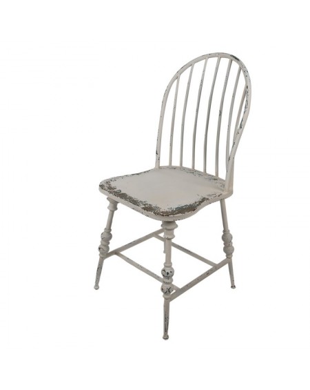 Krzesło metalowe postarzane Romantic