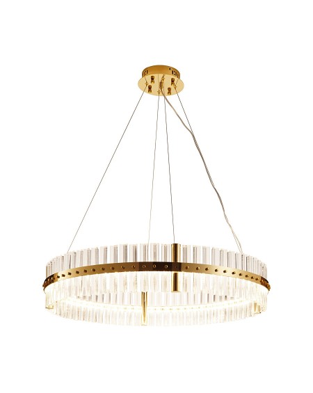Lampa wisząca AURA LED złota 85 cm