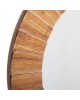 Lustro okrągłe w drewnianej ramie Roni 83 cm