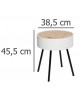 Stolik kawowy REPONO ze schowkiem 38,5 cm