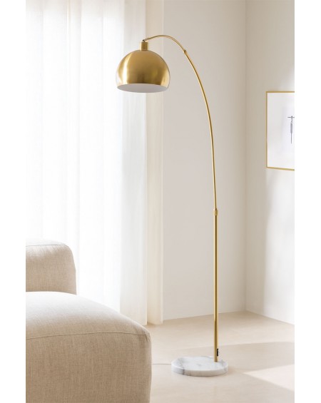 Lampa podłogowa złota Delola 170 cm