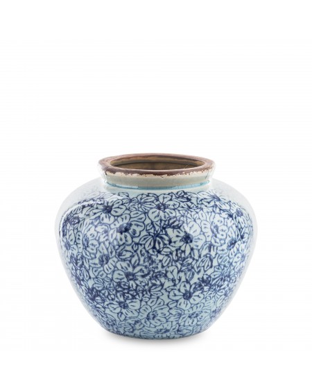 Wazon ceramiczny Blue Flowers mały