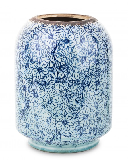 Wazon ceramiczny Blue Flowers średni