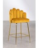 Krzesło barowe aksamitne Arna 65 cm