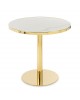 Stół okrągły kawiarniany złoto+ceramika Deco