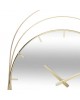 Zegar lustrzany złoty 48x70 cm