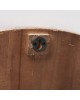 Zegar ścienny ∅ 70 cm SHABBY drewniany