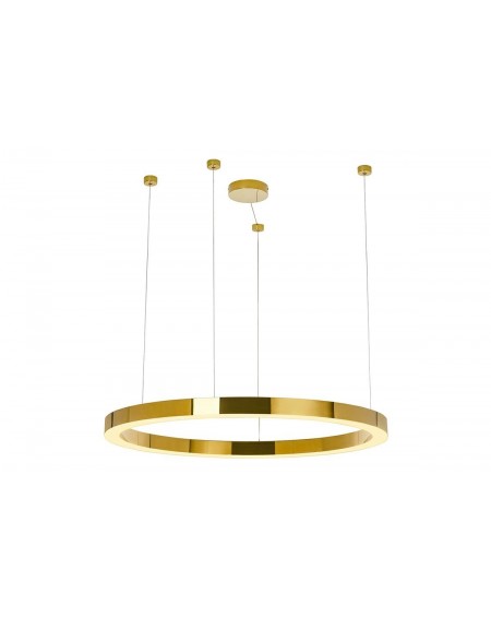 Lampa wisząca RING LUXURY 110 złota - LED, chromowane złoto