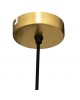 Lampa wisząca młotkowane złoto Loran 80 cm
