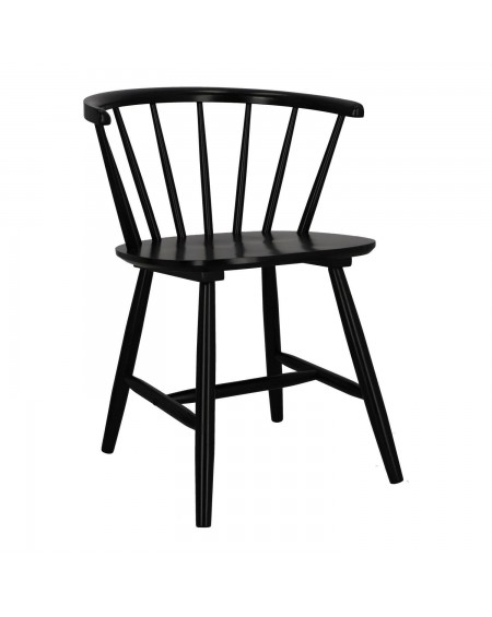 Krzesło drewniane patyczak Tolko czarne