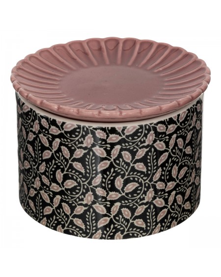 Pudełko ceramiczne i talerzyk Ø 12,5 cm