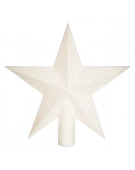 Gwiazda 22 cm na czubek choinki ELLA