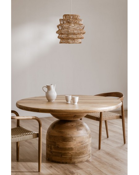 Stół okragły z drewna mango Ø140 cm Rosella