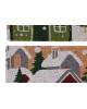 Wycieraczka wejściowa zimowe domki 40x60 cm