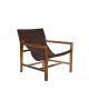 Fotel z drewna tekowego 77x66x73 cm DENNY