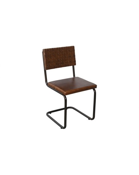 Krzesło skórzane 78x46x52 cm CLASSICO