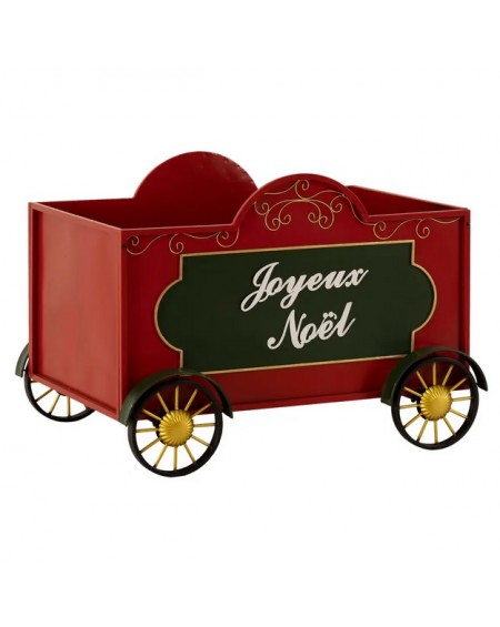 Duża dekoracja świąteczna- Wagon do Pociąg Świętego Mikołaja