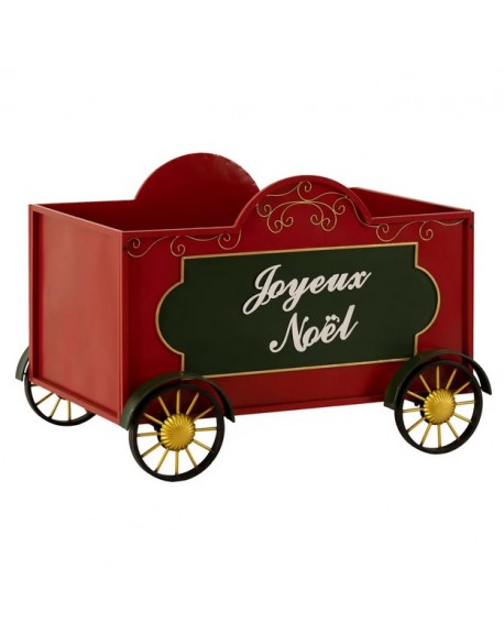 Duża dekoracja świąteczna- Wagon do Pociąg Świętego Mikołaja