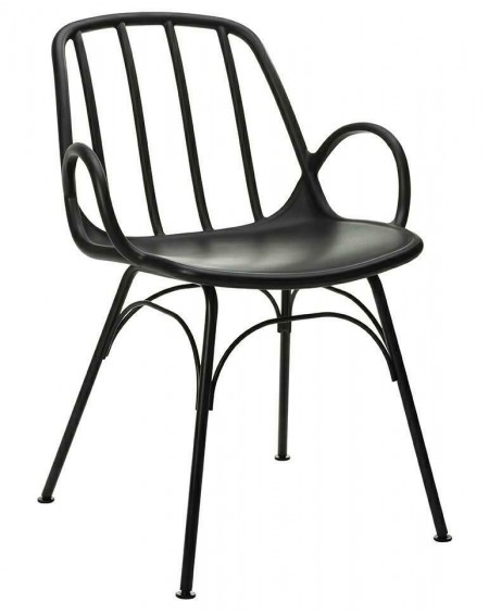 Krzesło czarne Castro- polipropylen