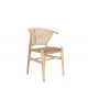 Krzesło KAREKLA 80x48x56 cm z rattanem