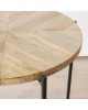 Stolik kawowy okrągły 53x46 cm DAMINO