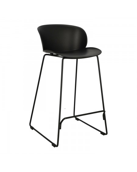 Krzesło stołek barowy Viva 66 cm czarny