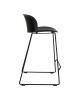 Krzesło stołek barowy Viva 66 cm czarny