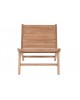Fotel z drewna tekowego 66x81x60 cm DURO