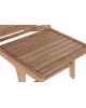 Fotel z drewna tekowego 66x81x60 cm DURO