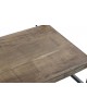 Regał metalowy loftowy drewno mango 130x47x205 cm