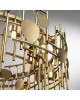 Lampa wisząca złota Plaquita 60 m