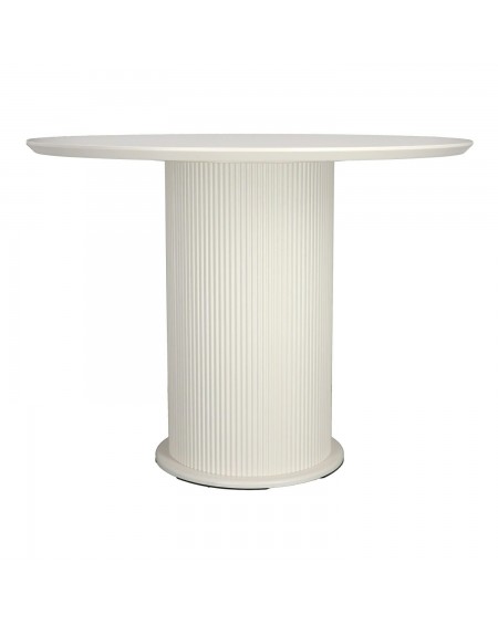 Stół okrągły 100cm biały Lamello