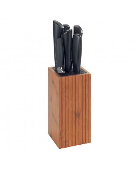 Bambusowy stojak na noże