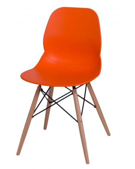 Krzesło Couche pomarańczowe