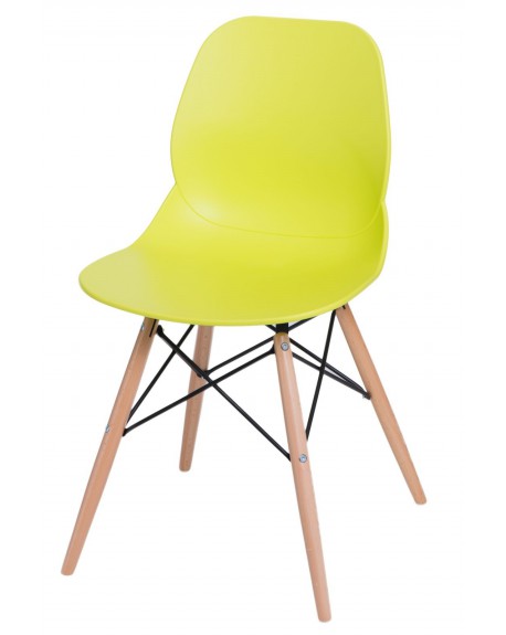 Krzesło Couche limonkowe