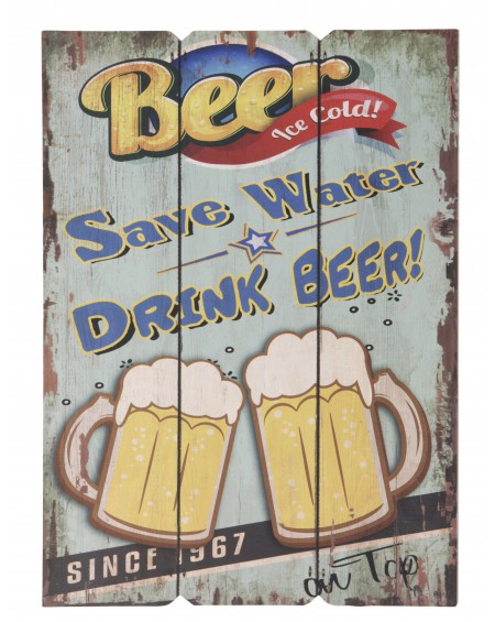 Szyld Save Water Drink Beer
