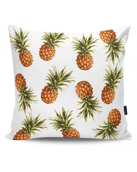 Poduszka dekoracyjna Pineapples white