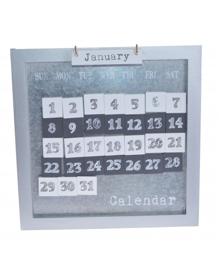 Kalendarz metalowy z magnesami